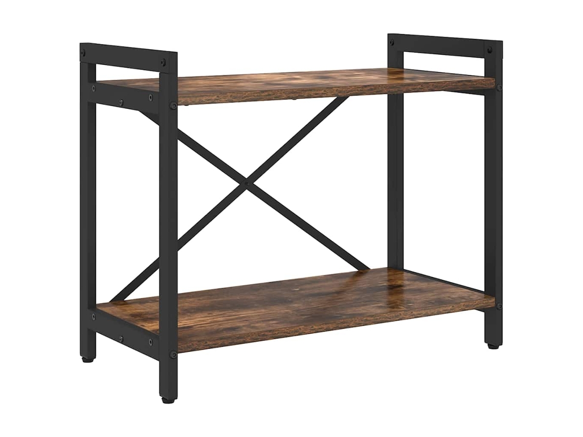 Estantería de roble ahumado en madera procesada MAISON EXCLUSIVE (60x30x50 cm)