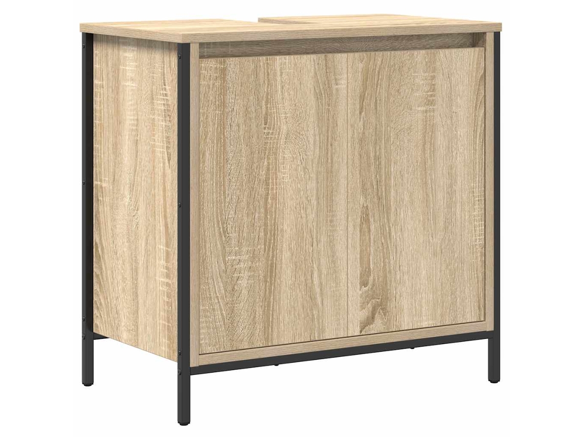 Maison Exclusive - Mueble De Baño Con Lavabo Roble Sonoma 60x34,5x60 Cm