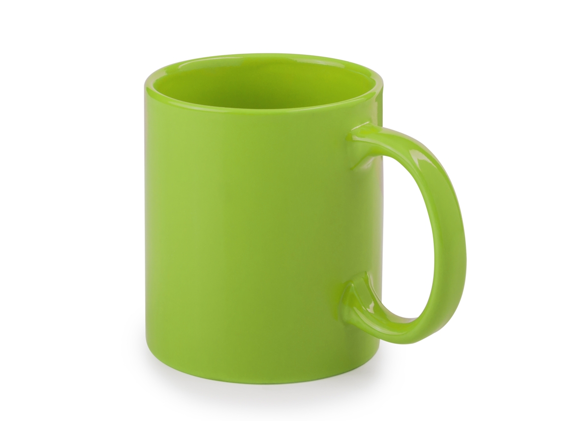 Taza de cerámica esmaltada brillante de 370 ml
