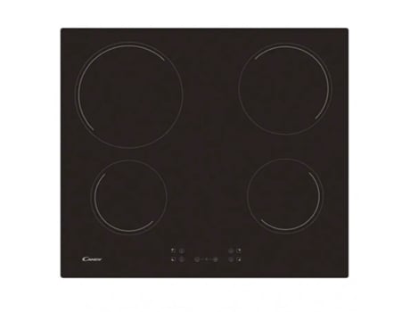 Placa de Vitrocerámica CANDY CH64CCB-4U2 (Eléctrica - 62 cm - Negro)