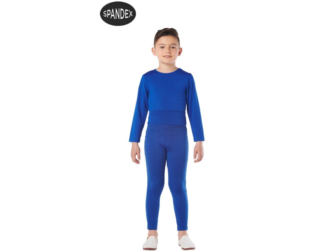 Disfraz Unisex CAR&GUS Conjunto de 2 medias azules de elastano (Tam.: 3-4 anos)