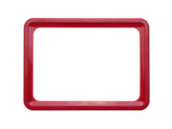 PRIMEMATIK.COM - Estrutura para sinais, cartazes e marca, vermelho tamanho A3 427x304mm