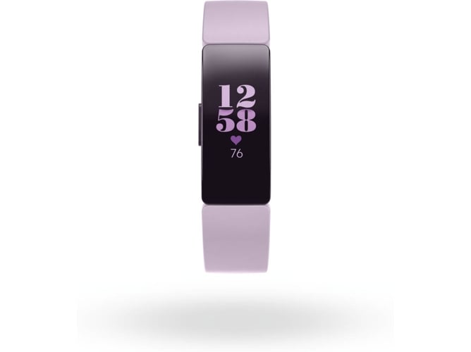 Fitbit Inspire Hr lila pulsera actividad salud y con ritmo cardiaco deportiva hasta 5 dias autonomía resistente al agua morado femenina batería smartband negro rosa oled