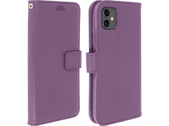 Funda iPhone 11 AVIZAR Libro Violeta