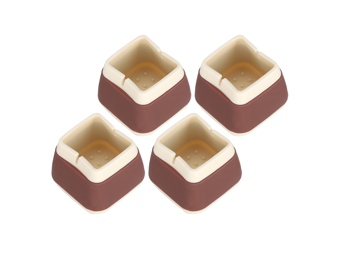 4 Protectores De Silicona Antideslizantes Para Muebles, 3,3 X 3,9 X 3,9 Cm, Para Sillas, Mesas, Camas Y Café.