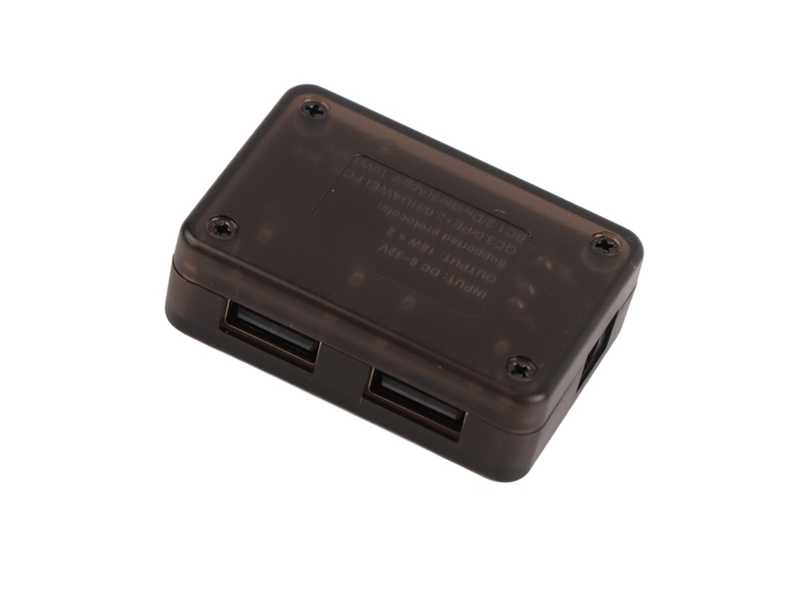 Módulo Convertidor Cc-cc Reductor De 12v/24v A Qc3.0 Con Doble Puerto Usb De Carga Rápida