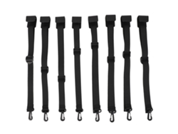 8 ganchos de nailon para toldo de tienda de campaña | Sin marca