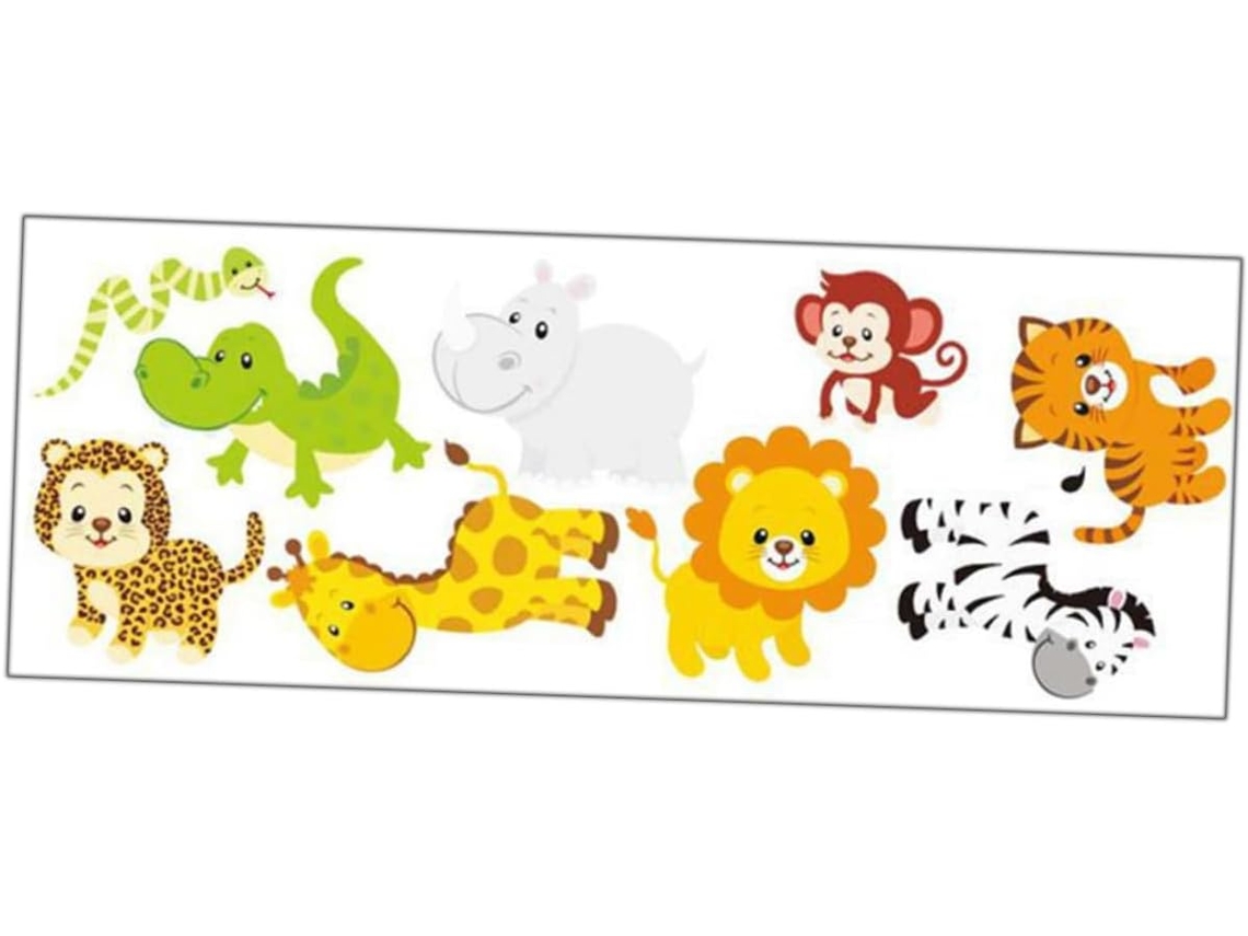 1 Pieza De Pegatinas De Pared De Animales, Vinilo Decorativo Para Pared, Papel Tapiz