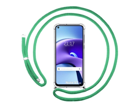 Carcasa Xiaomi Redmi Note 9T 5G TUMUNDOSMARTPHONE Colgante Verde