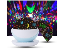 Proyector de estrellas, luz nocturna para niños y bebés, lámpara de proyección de cielo estrellado giratorio de 360 grados, luz nocturna con 8 colores cambiantes, Vledary