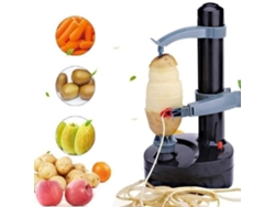 Cuchillo pelador eléctrico automático, pelador de frutas y verduras multifuncional de acero inoxidable