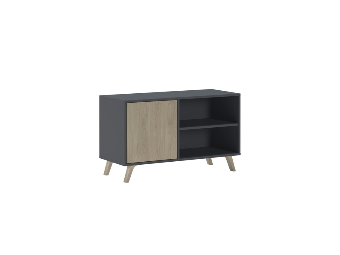 Mueble TV Wind 100 Gris Antracita - Puccini 95 x 56,9 x 39,6 cm