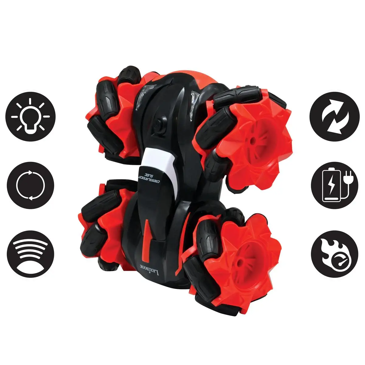 Crosslander® Slide Wiederaufladbares Doppelseitiges 360° Stunt-auto Mit Lichteffekten