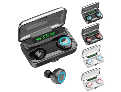 Auriculares inalámbricos M22 Bluetooth 5.1 Auriculares internos de bajo sonido 2000 mah SUNMOSTAR