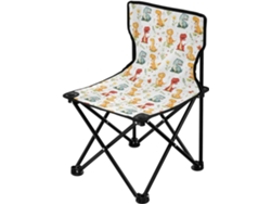 Silla de playa Alipis de hierro, tela y acero, ligera, portátil y plegable con patas para camping (sin marca).