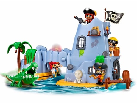 PINYPON Action - Isla Pirata Del Capitan Caiman