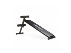 Relaxdays Banco Abdominales, Máquina Musculación, Aparato Gimnasia, 5 Niveles De Ajuste, Metal, 63 X 33 X 135 Cm, Negro