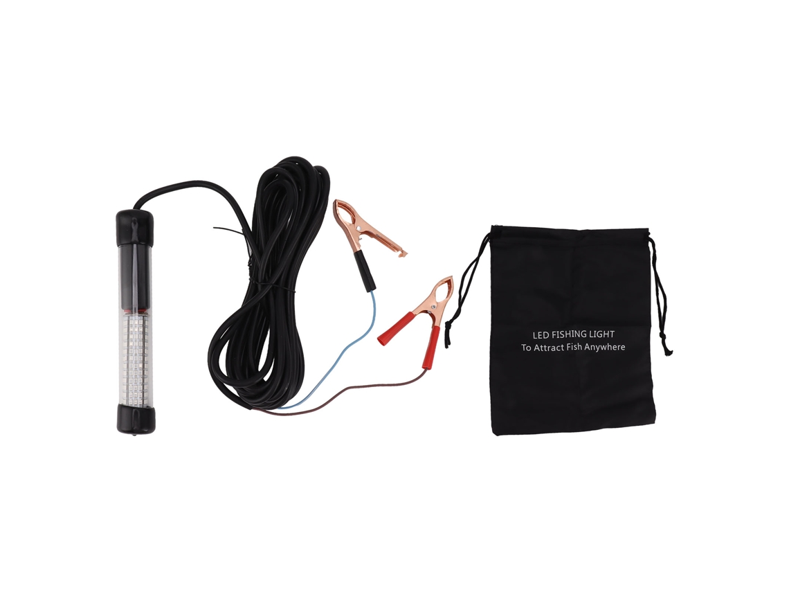 Lámpara De Pesca Sumergible Led Verde De 15 W Con Cable De 5 M Para Pesca En Hielo Y Nocturna.