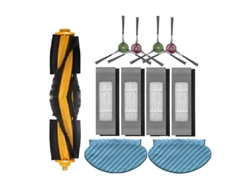 Conjunto de pano de esfregona com filtro de escova lateral para ecovacs deebot ozmo 920