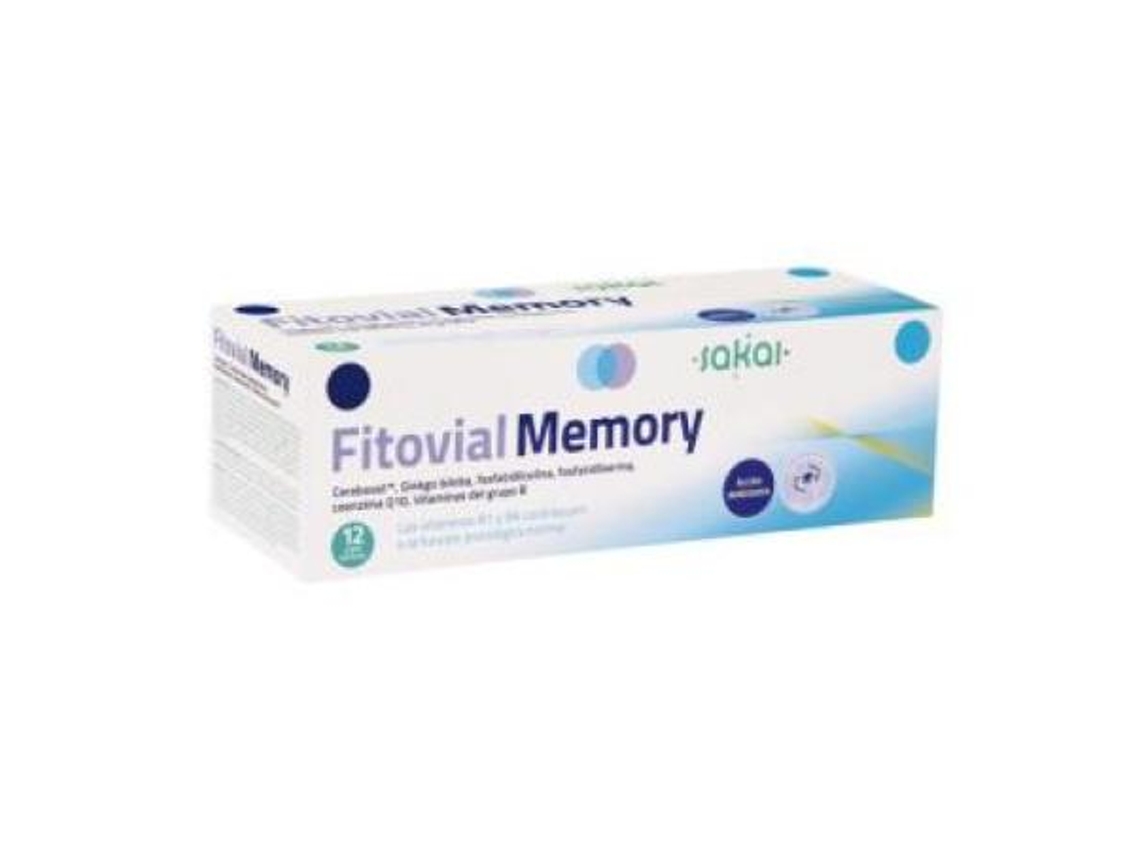 Complemento Alimentar SAKAI Fitovial Memory (12 frascos)