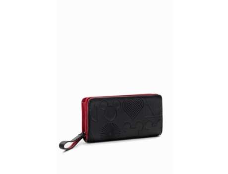 Cartera Fólio de Mujer DESIGUAL Maxibilletera All Mickey Negro