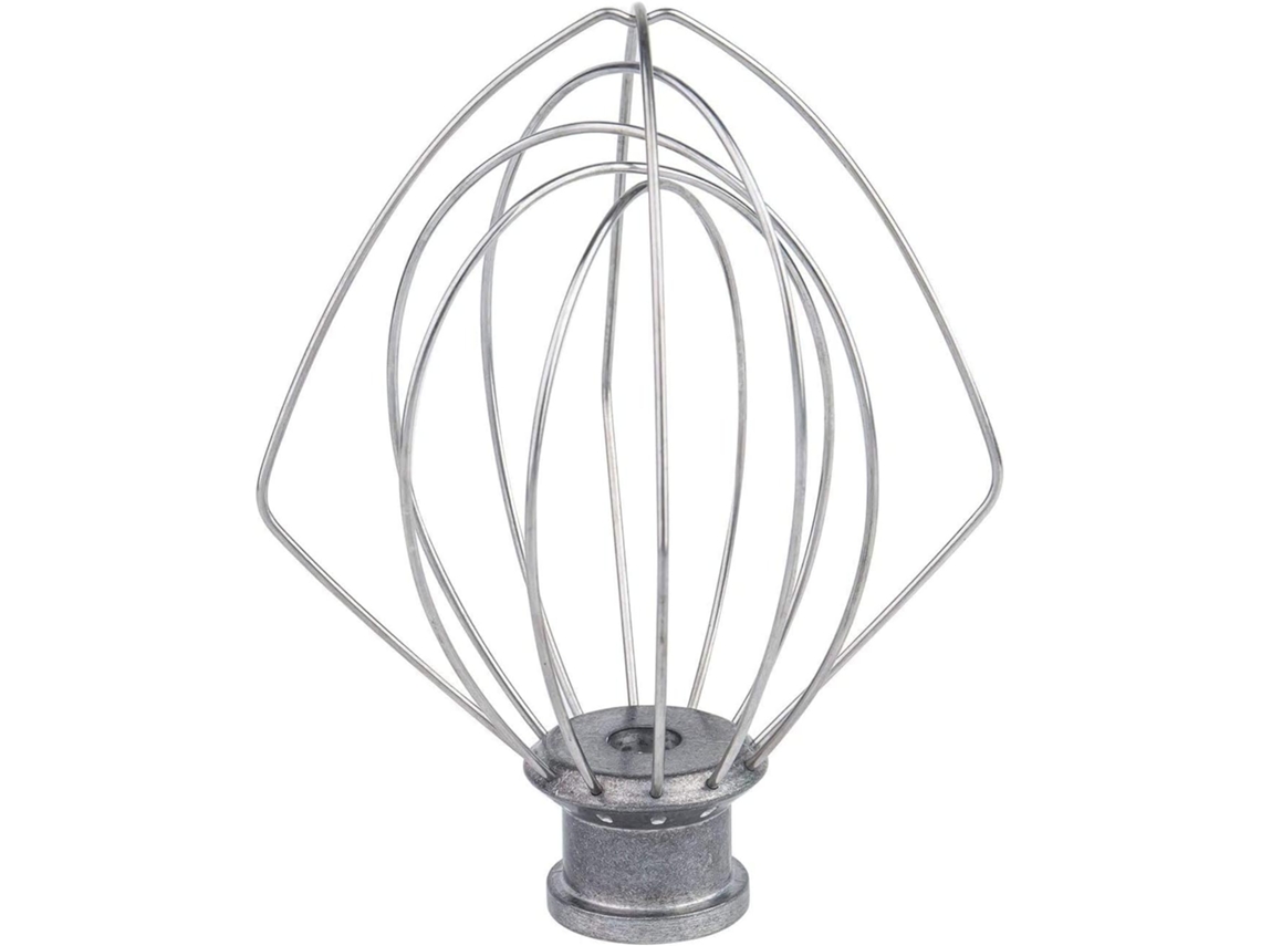 Batidor de alambre de acero inoxidable compatible con Kitchenaid K45ww Wp9704329 Ksm150 Ksm160 K45 Ksm90 Accesorio para robot