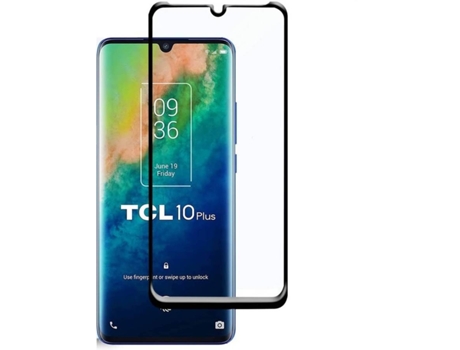 Protector de Pantalla Cristal Templado TCL 10 Plus Full Cover