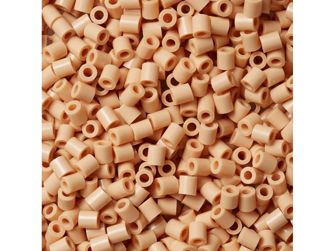 Juego de Mosaicos HAMA Set de Cuentas de Plastico midi beige (1000 Peças - Beige)