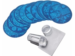 Lima De Uñas Con Sello Y Raspador - Accesorio De Decoración De Uñas, Transparente, Para Manicuras