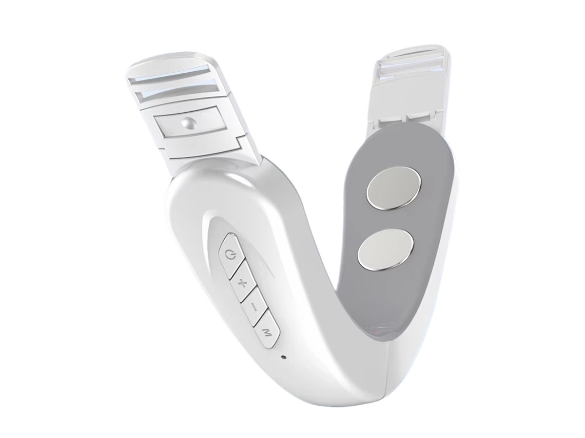 Dispositivo eléctrico doméstico para adelgazamiento facial, dispositivo para adelgazar facial en forma de V, eliminación y modelado de la papada.