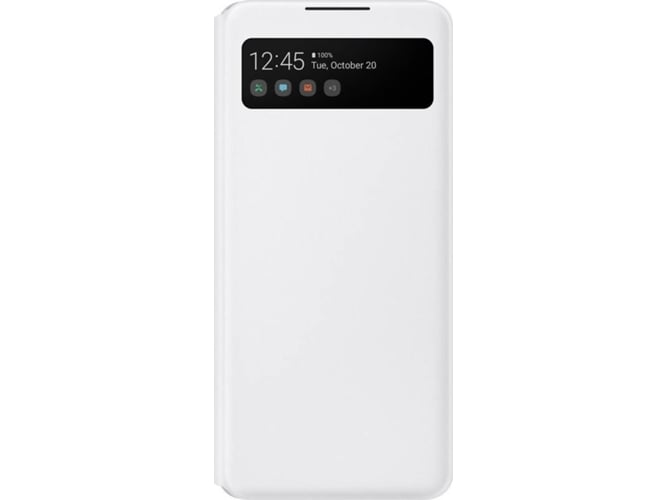 Funda SAMSUNG A42 Smart View Cover Blanco