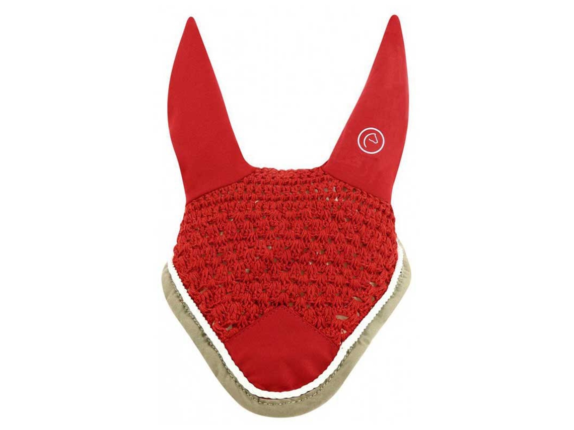 Capa de Orelha Anti-Mosca Polyfun Vermelho Ponyequitheme