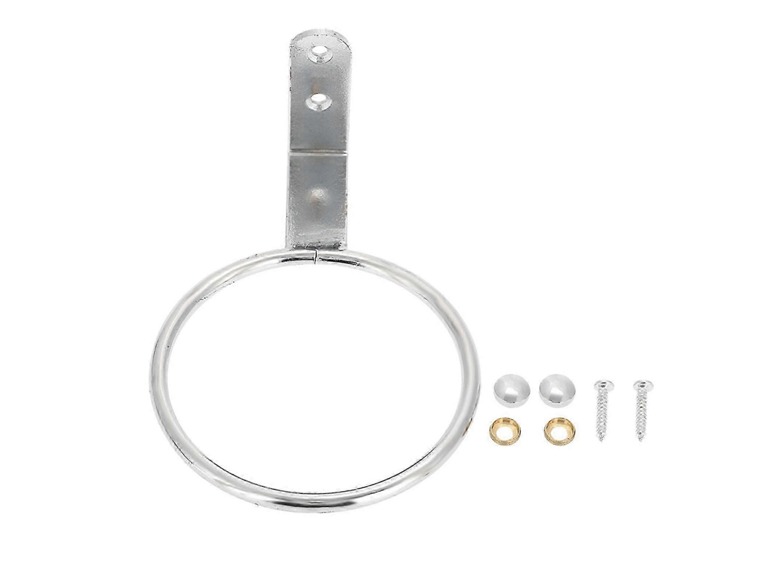Soporte para secador de pelo de acero inoxidable galvanizado para salón, siempre manos libres.