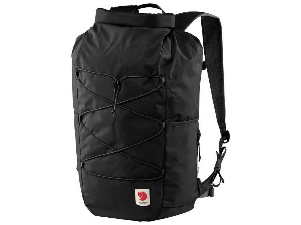 Mochila de Montaña FJÄLLRÄVEN High Coast Rolltop (21-30 L - Negro)