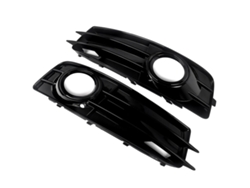 Rejilla de faro antiniebla, plástico ABS resistente, fácil instalación, negra (OEM)