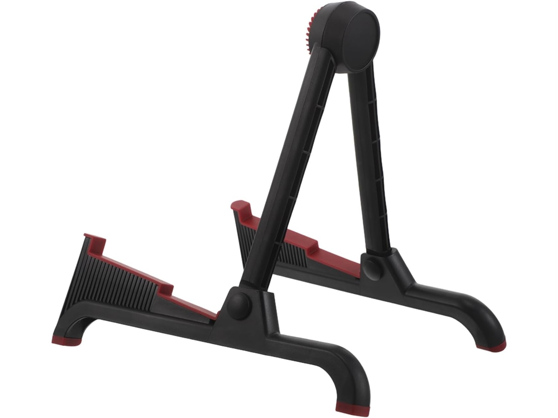 Suporte Para Guitarra Acústica E Elétrica A, Dobrável, Com Proteção De Silicone E Fácil Instalação.