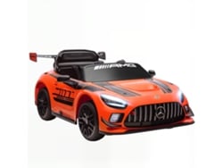 Carrinho Elétrico Infantil Mercedes Amg Gt3 Evo 12v Motor Duplo Laranja