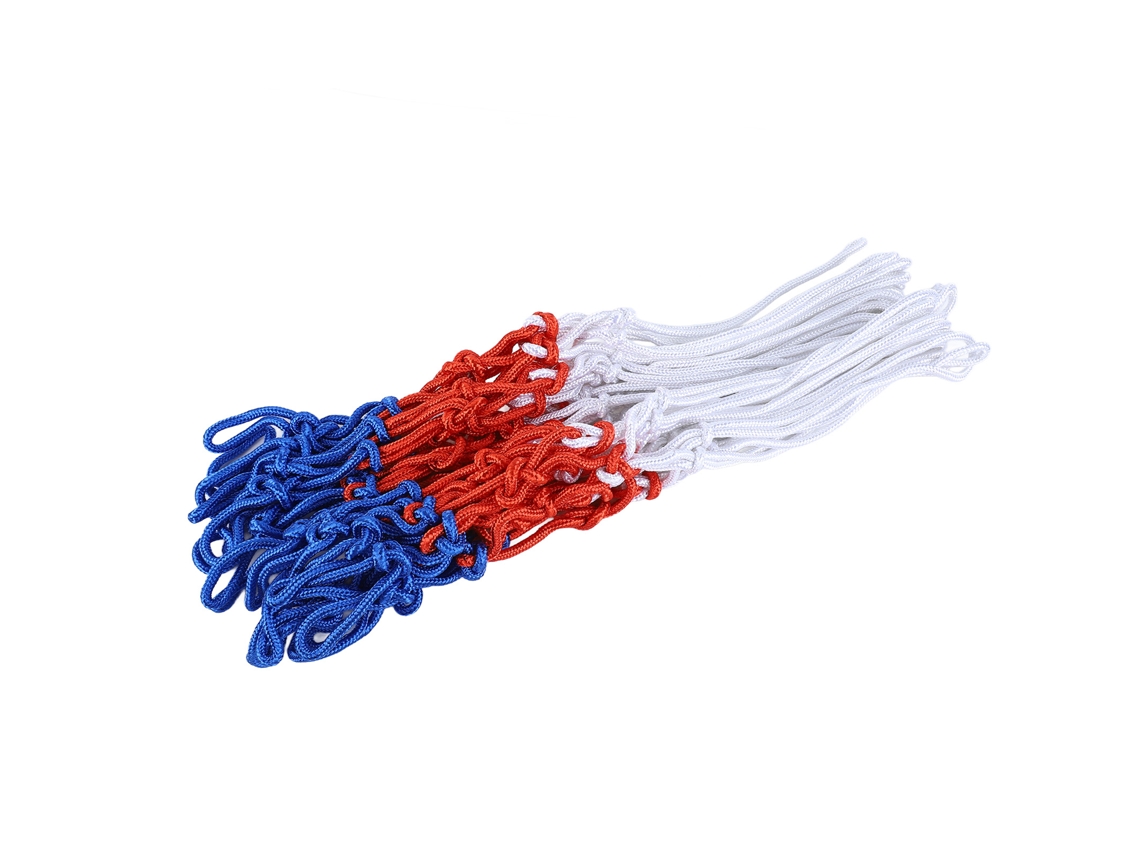 2026-red Blue White Replacement Basketball Net 6mm Heavy Duty All Weather Anti Whip For Indoor Outdoor Rims Adult