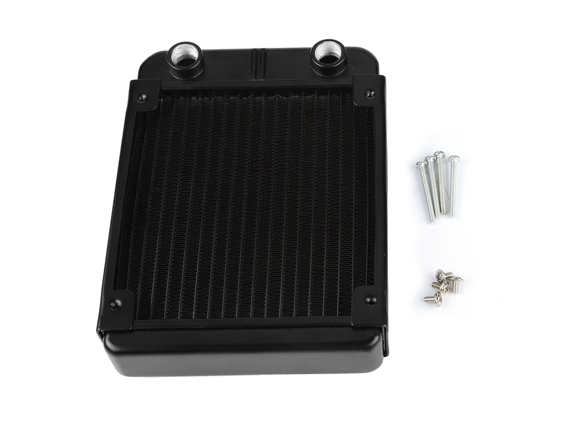 Radiador De Enfriamiento Por Agua Con 18 Tubos Roscados De 120mm Para Sistema De Refrigeración Por Agua De Pc Computadora