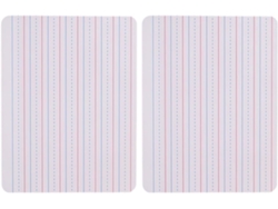Juego De 2 Pizarras Blancas De Madera Con Líneas Para Escribir, Ligeras Y Prácticas.