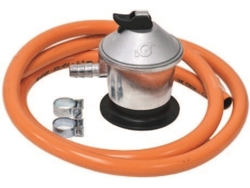 Kit regulador de butano Mercatools para manguera de 0,70 m y 2 abrazaderas | Oferta exclusiva (mt03019)