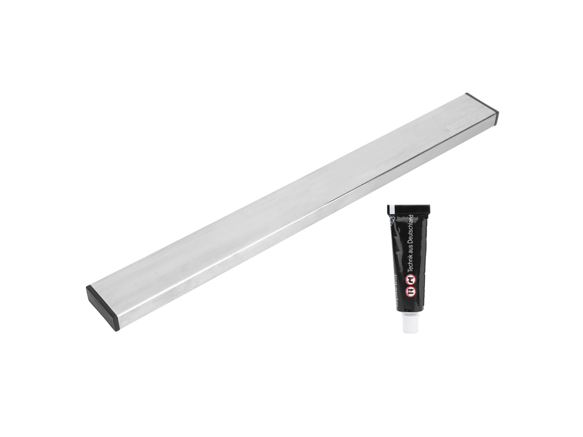 Portacuchillos magnético de acero inoxidable cepillado para montaje en pared, accesorio de cocina de 40 cm
