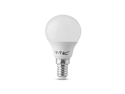 Bombilla LED de plástico de 4,5 W, 4500 K, E14, P45, V tac VTAC