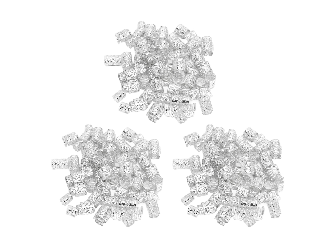 300pcs Perlas Diy Retro Para Barba Y Cabello Para Hombres Y Mujeres
