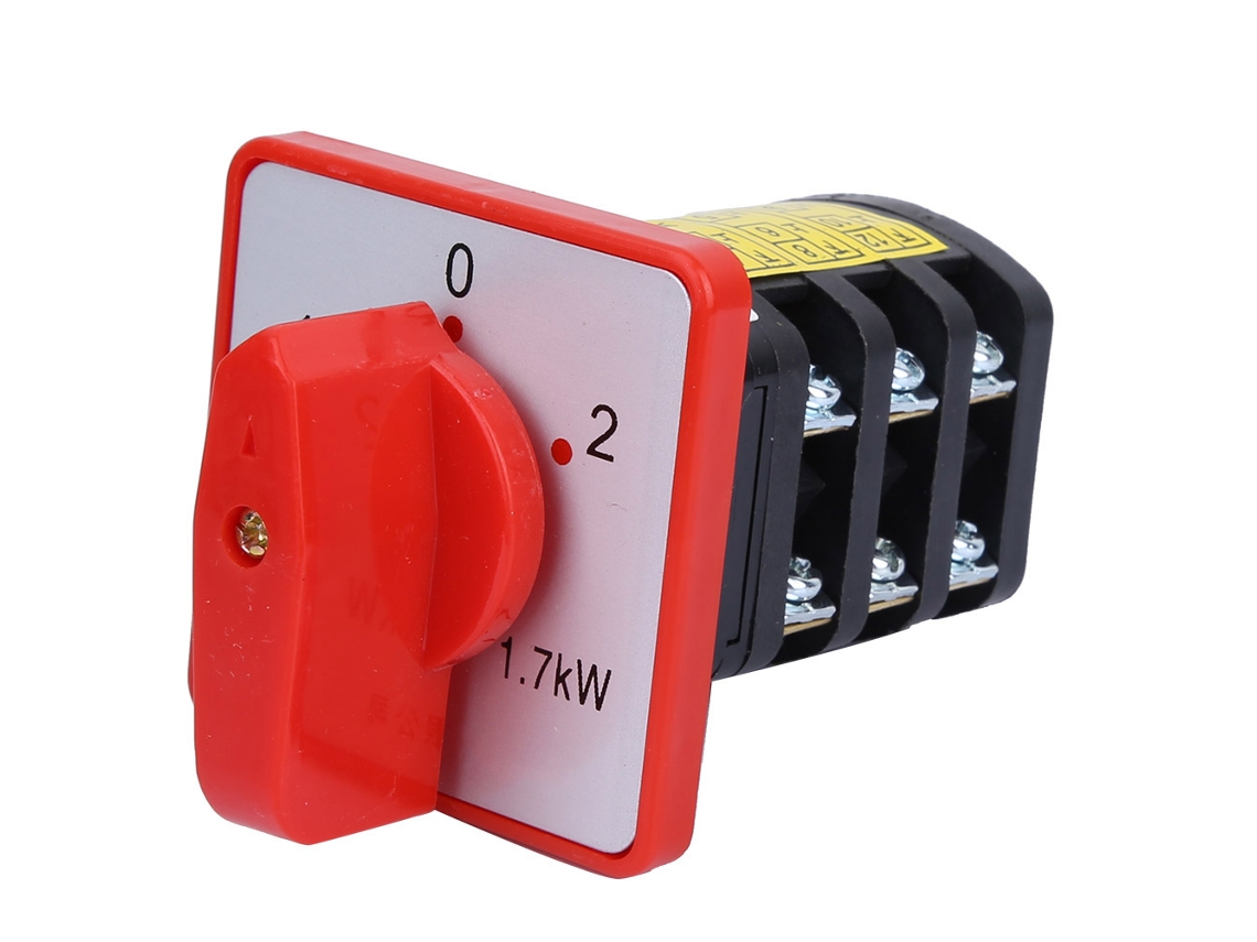 2026dz - Selector de cámara rotativa de 3 posiciones 1-0-2 CA 380 V 1,7 kW Hz5-10/1,7 m05