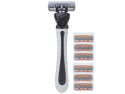 Vlrla-para Homens Six Blade Aço Inoxidável Portátil Shaving Razor
