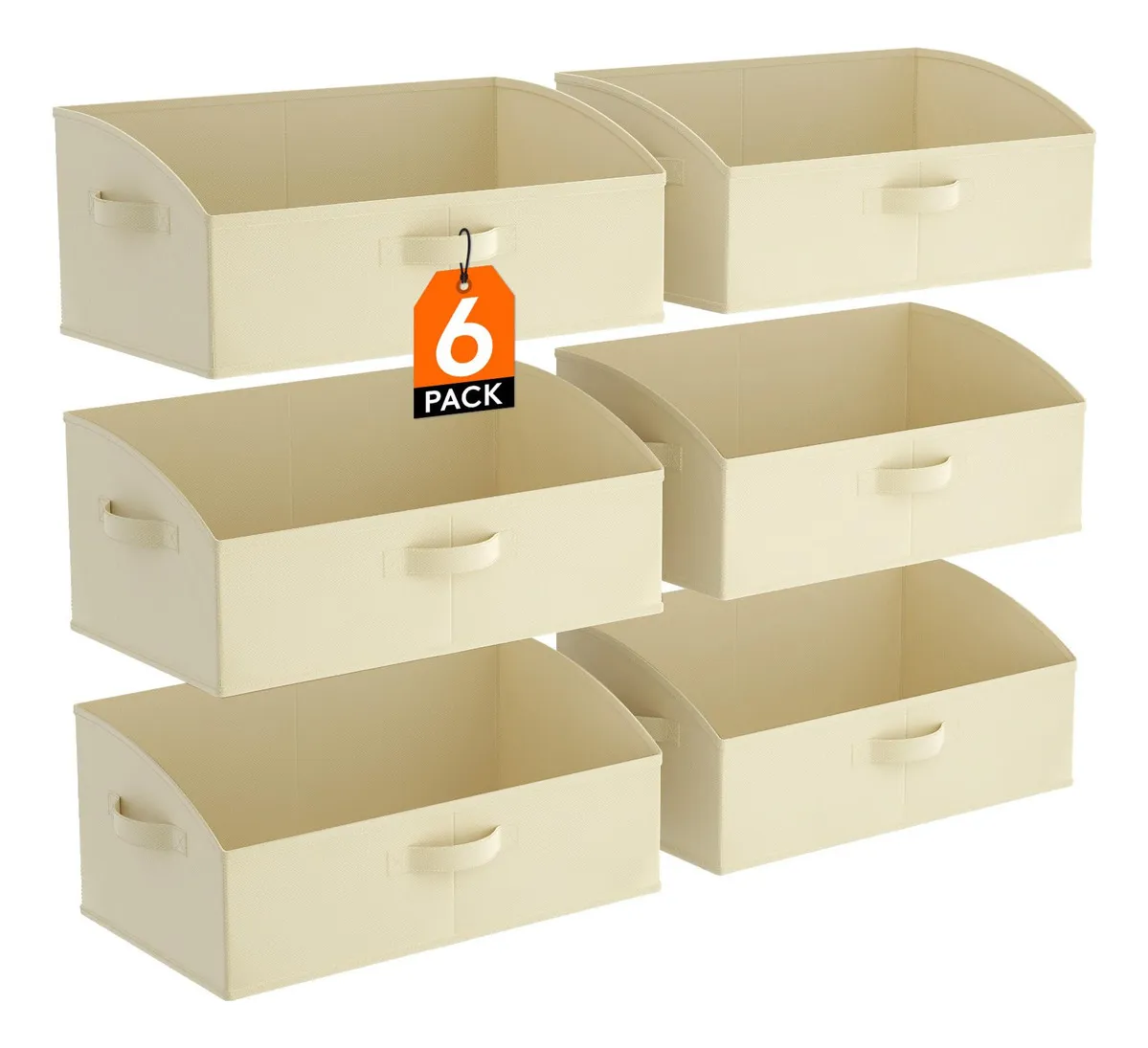 Organizador de armario trapezoidal Lifewit, paquete de 6