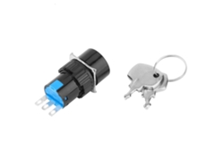 Veloriskku-interruptor Rotativo Com Chave De Painel 2/3 Posições La16-11y2 Ac 250v/3a Dc 30v/5a