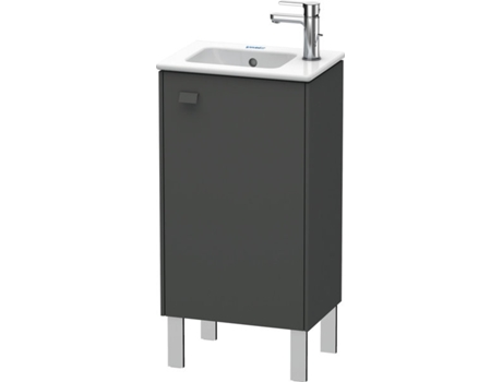 Mueble bajo lavabo DURAVIT Brioso de 42,0 x 28,9 cm 1 puerta con bisagra a la derecha 1 balda de cristal para lavabo ME by Starck 072343