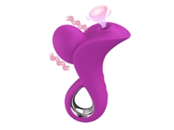 Vibrador De Masaje De Succin 2 En 1 Para Mujer (rojo Rosa) Yizhood